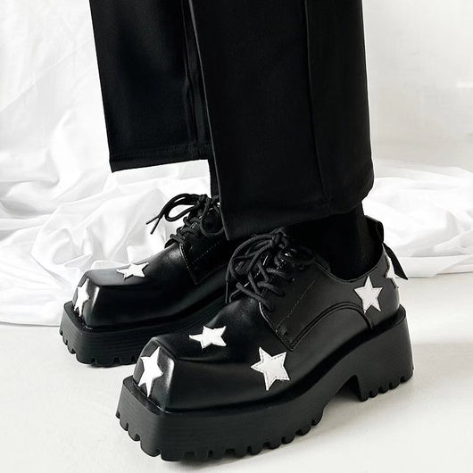 Zapatos de Plataforma con Altura Integrada - Diseño Cuadrado Versátil - Image 15