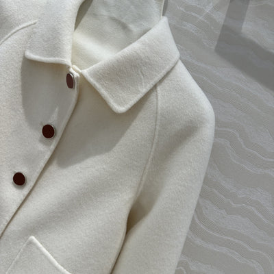 Abrigo de Cachemira con Solapa Elegante Efecto Adelgazante - Image 22