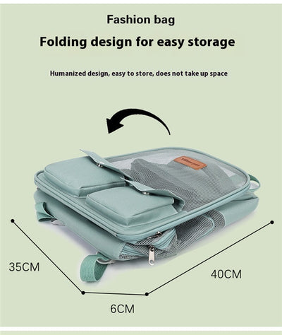 Mochila Transportadora Respirable para Mascotas - Gran Capacidad y Plegable - Image 24