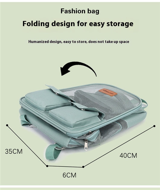 Mochila Transportadora Respirable para Mascotas - Gran Capacidad y Plegable - Image 24
