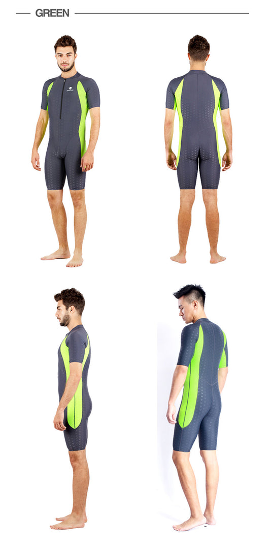 Traje de Baño Deportivo Estampado Tiburón Secado Rápido Manga Corta - Image 12