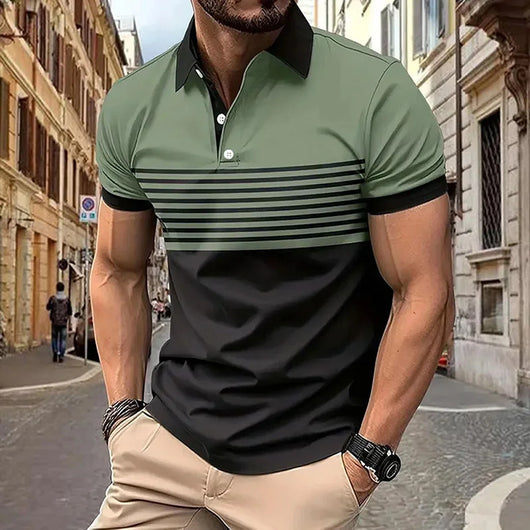 Camiseta Casual de Manga Corta para Hombre - Diseño Versátil