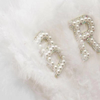 Abanico de Plumas Blanco Perla para Novia - Image 8