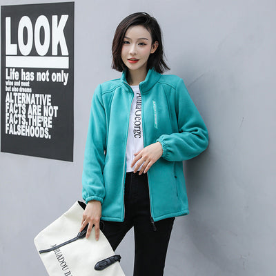 Chaqueta Polar para Mujer - Abrigo Deportivo y Casual Versátil - Image 7