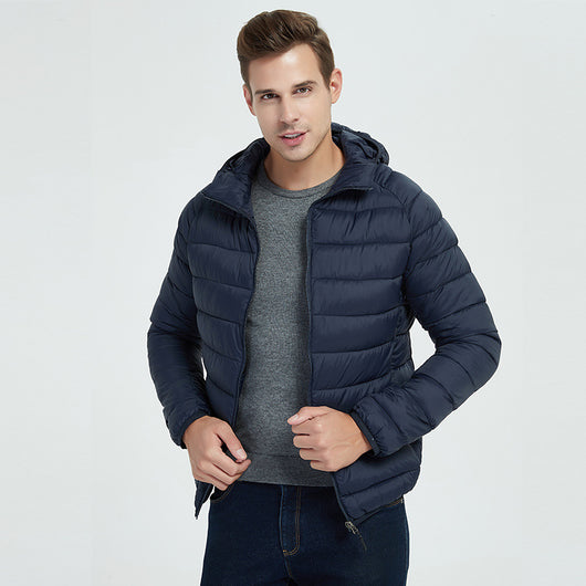 Chaqueta de Plumas para Hombre - Cuello Alto para Invierno - Image 6