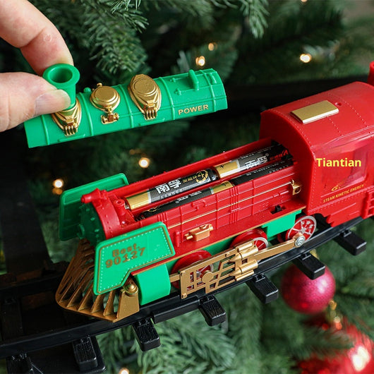 Tren Navideño Eléctrico con Riel Colgante - Image 4