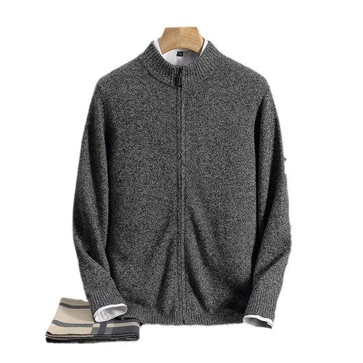 Abrigo de Cuello Alto en Cashmere para Hombre - Otoño e Invierno - Image 5