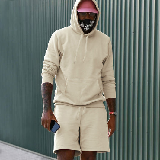 Conjunto de Sudadera y Shorts con Forro Polar para Hombre - Image 19