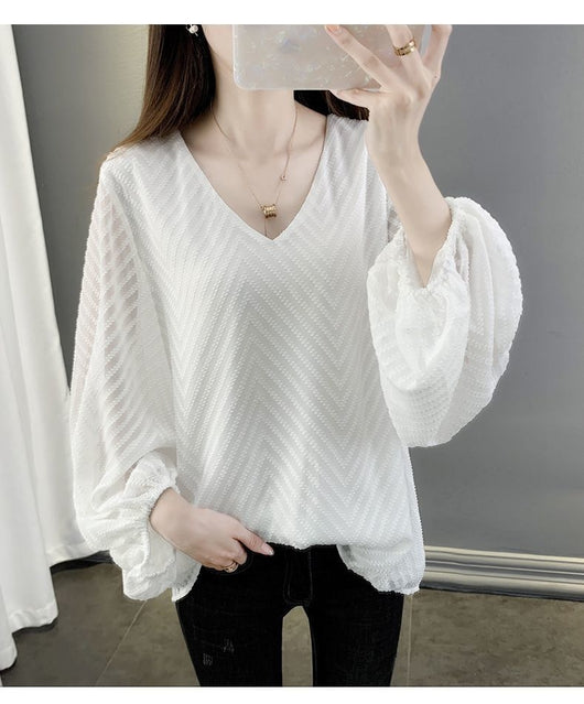 Blusa Chifón Premium Efecto Reductor y Cobertura Abdominal - Image 16