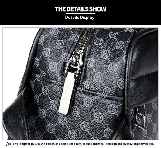 Cartera Vintage para Hombre con Estampado Artístico - Image 10