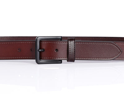 Cinturón de Cuero para Hombre Hebilla Simple Elegante - Image 8