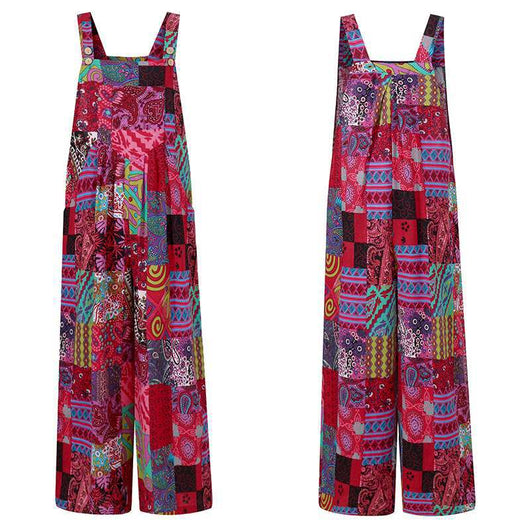 Mono Étnico para Mujer con Tirantes y Estampado Decorativo - Image 8