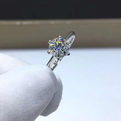 Anillo de Moissanita para Mujer en Plata 925 - Brillo Diamante Auténtico - Image 9