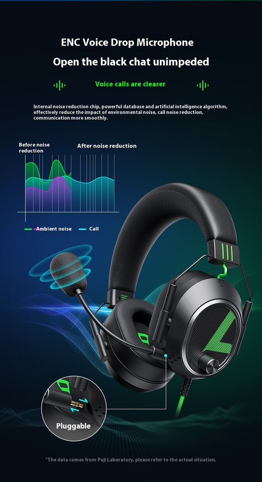 Auriculares Gaming G810 con Control por Cable - Sonido Inmersivo para Jugadores - Image 12
