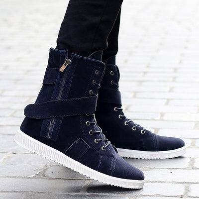 Botas Martin Casuales Altas para Hombre con Forro de Algodón - Image 5