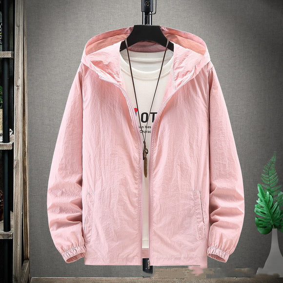 Chaqueta Cortaviento Deportiva con Protección UV para Hombre