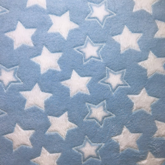 Tela Franela Jacquard Reversible con Estrellas de Cinco Puntas - Image 3