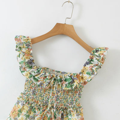 Vestido Sin Mangas Ajustado con Estampado y Detalles Recortados - Image 7