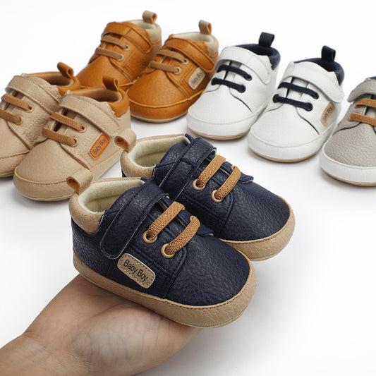 Zapatos de Bebé PU Suave para Primeros Pasos