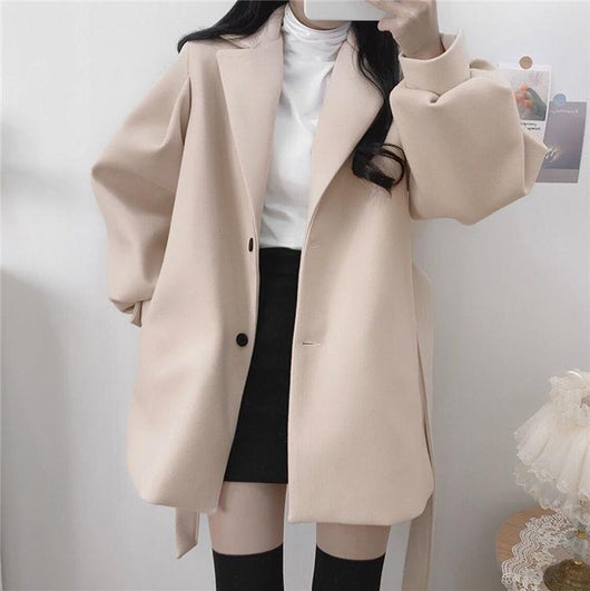 Abrigo de Lana Estilo Hepburn para Mujer - Image 13