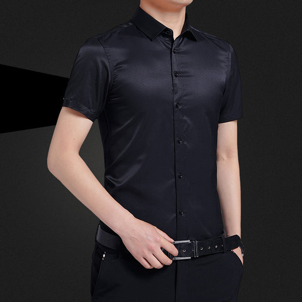 Camisa Formal Ejecutiva Sin Planchado para Hombre - Corte Relajado