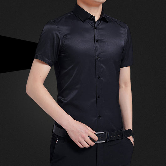 Camisa Formal Ejecutiva Sin Planchado para Hombre - Corte Relajado - Image 2