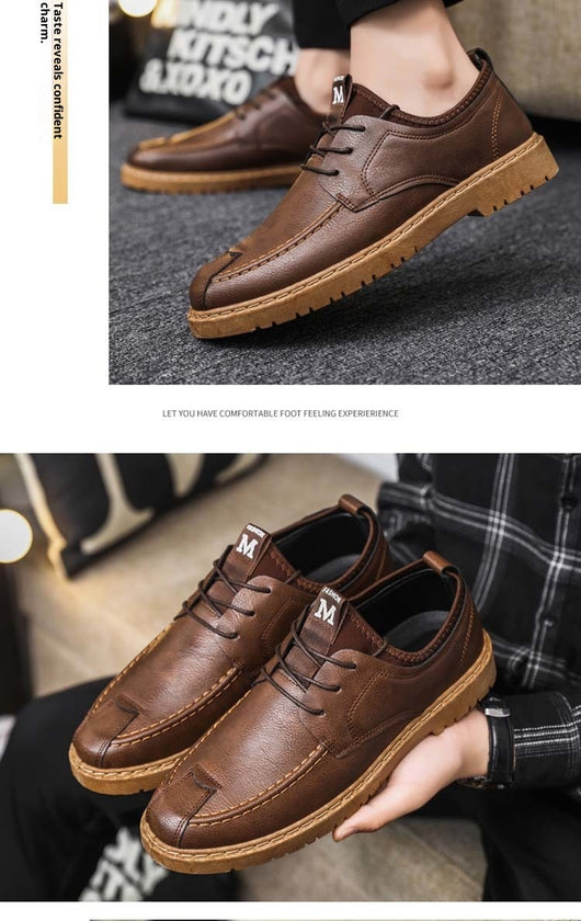 Zapatos de Cuero para Hombre con Cordones - Estilo Casual Ejecutivo - Image 9