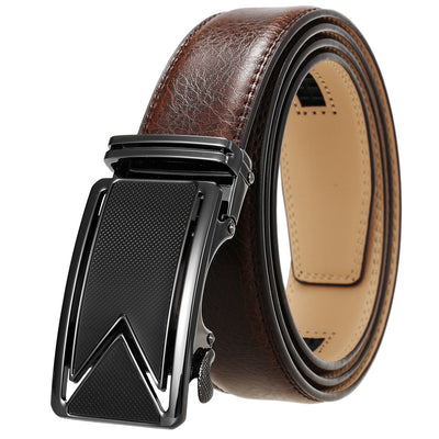 Cinturón de Cuero Bovino Premium con Hebilla Automática de Doble Capa - Image 16