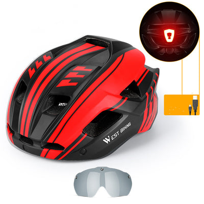 Casco de Ciclismo con Gafas Integradas para Montaña y Ruta - Image 5