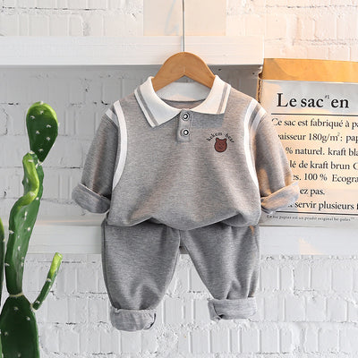 Conjunto Deportivo Infantil de Dos Piezas con Cuello Solapa - Image 6