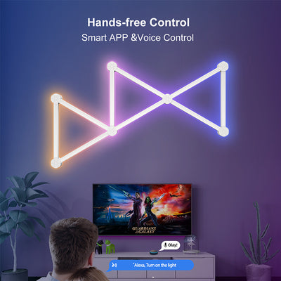 Lámpara LED RGB Inteligente Modular DIY - Iluminación Personalizable para tu Hogar - Image 14