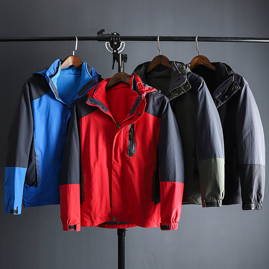 Chaqueta de Invierno para Hombre Talla Grande - Cálida, Resistente al Viento e Impermeable - Image 11