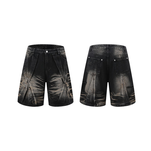 Conjunto de Camisa Vaquera Workwear Desgastada con Estilo Urbano - Image 30