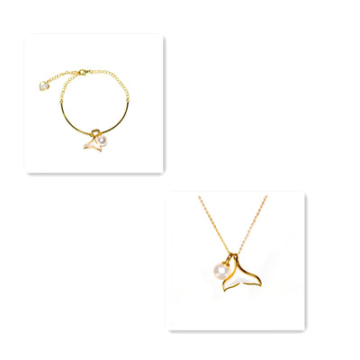 Conjunto de Pulsera y Dije en Plata 925 con Perlas de Agua Dulce - Image 6