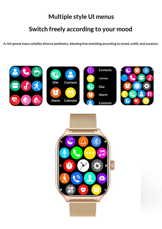 Reloj Inteligente Deportivo con Llamadas Bluetooth y Música - Image 13