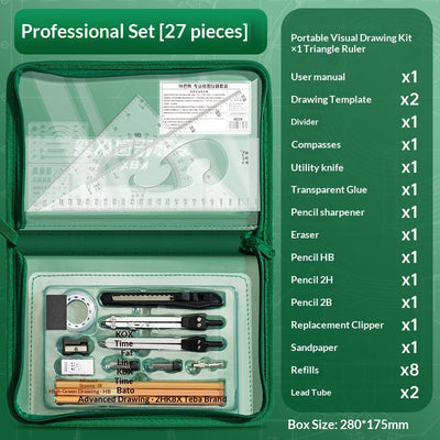 Kit Completo de Herramientas de Dibujo Técnico para Arquitectura e Ingeniería - Image 6