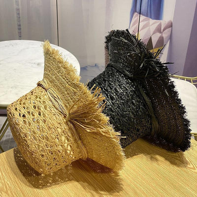 Sombrero de Paja Calado para Mujer - Gorro Playero Transpirable - Image 3