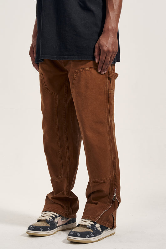 Pantalones Casuales de Madera para Hombre - Estilo Moderno y Versátil - Image 7