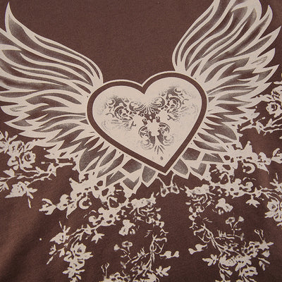 Camiseta Alas del Corazón Ajustada Cuello Redondo Manga Larga - Image 11