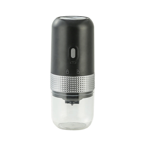 Molinillo de Café Eléctrico Portátil Gris Elegante