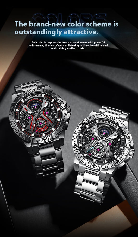 Reloj Inteligente Hueco Luminoso Resistente al Agua - Image 14