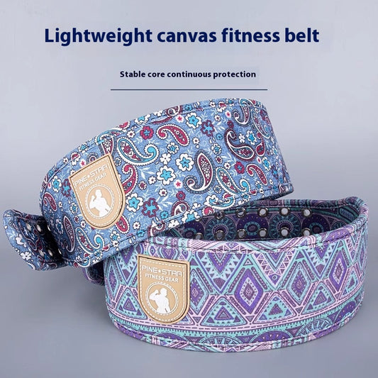 Cinturón de Soporte Lumbar Canvas para Deportes y Fitness