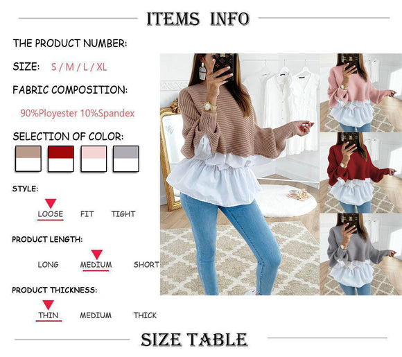 Blusa Elegante con Combinación de Colores en la Cintura y Mangas Largas