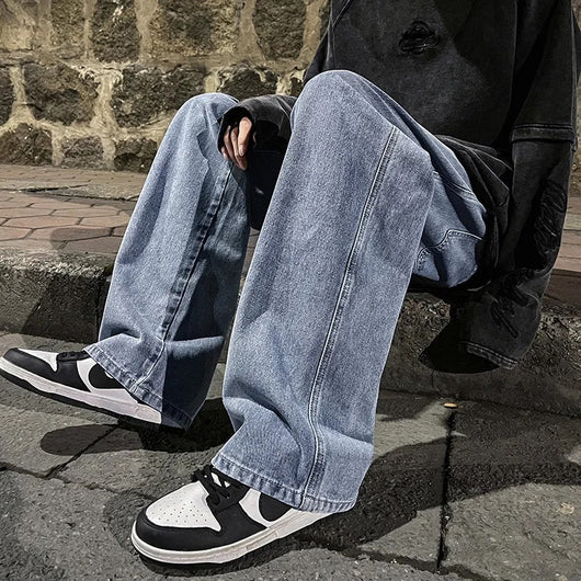 Jeans Rectos Holgados Diseño Americano para Hombre - Image 14