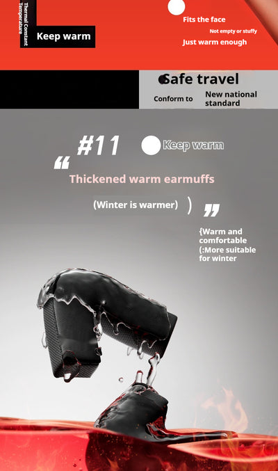 Casco de Moto Eléctrica con Aislamiento Térmico y Protección Contra el Viento - Image 17