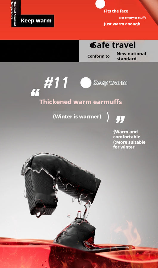 Casco de Moto Eléctrica con Aislamiento Térmico y Protección Contra el Viento - Image 17
