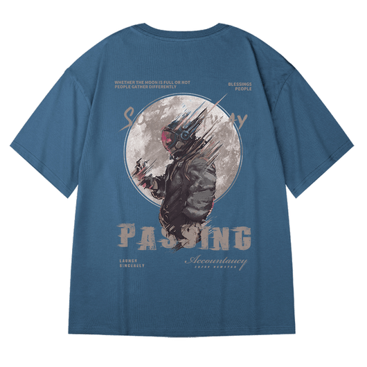 Camiseta Suelta de Gran Tamaño para Hombre - Estilo Personalidad - Image 13