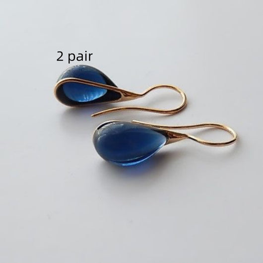 Aretes de Ópalo Incrustado Multicolor - Diseño Europeo para Mujeres Modernas - Image 15