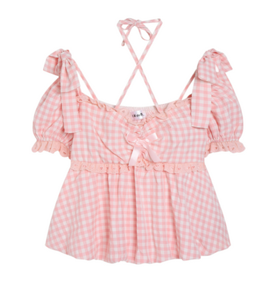 Blusa Cuadrille Suave Estilo Soft Girl - Diseño Original Verano - Image 5