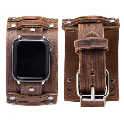 Correa de Reloj Cuero Genuino Estilo Punk - Image 3